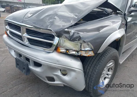 2002 Dodge Dakota Slt из США, поврежденный, VIN 1B7HG48N02S519241